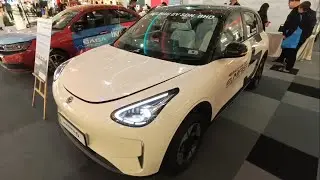 PROTON EMAS 5 EV Premium Long Range Marble Cream Beige walkaround (Kuching)