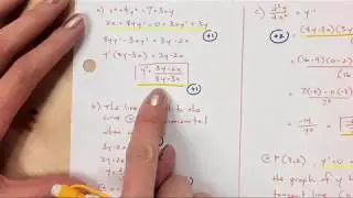 Calculus Free Response - Implicit Differentiation