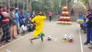 Nice Football Vs Drum Challenge Game..!!⚽🏃‍♂️🔥