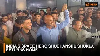 India's space hero Shubhanshu Shukla returns home | DD India
