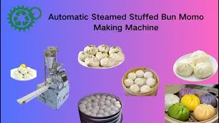Automatic Steamed Stuffed Bun Momo Making Machine|Nepal Momo Making Machine|Dimsum Machine#momos