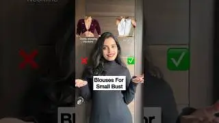 Blouses for small bust #fashion #stylinghacks #styling #ethnichacks #fashionstyling