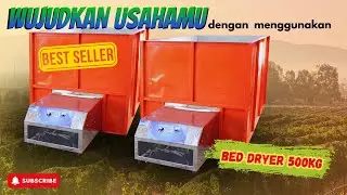 MAKE YOUR AGRICULTURAL DRYING BUSINESS A HAPPY BUSINESS WITH THIS MACHINE!!! BED DRYER 500kg