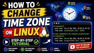 How to Change Time Zone on Linux | Step-by-Step Tutorial