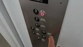Modernized Vintage 1947 Beckwith & Neely Hydraulic Elevator at Gayley Building Westwood, CA