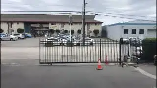 Sliding Gate at Mixed-Use Property  AD Construction Urban Installation