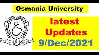OU LATEST UPDATES || 9/Dec/2021 || OU UPDATES.COM