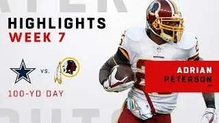 Adrian Peterson Highlights vs. Cowboys