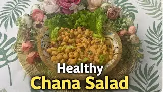 Recipe of Chickpea salad |High protein &bull; High fibre &bull; Zero guilt|Perfect bowl for clean eating ✨
