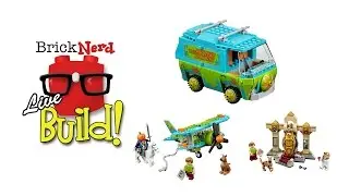BrickNerd LiveBuild - LEGO Scooby-Doo Mystery Machine and more