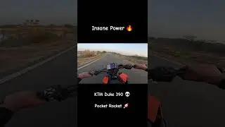 KTM Duke 390🚀 | Full Throttle 🔥| #ktm390 #duke390 #pocketrocket #shortvideo #shorts #short