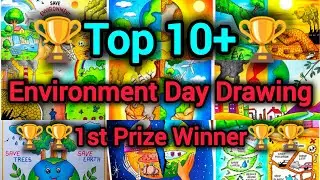 Top 10+ Environment Day Poster Drawings/1st Prize winner🏆Drawings/World Environment Day Best Drawing