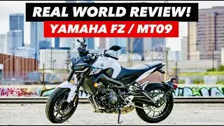 Обзор Yamaha FZ09 / MT09 | КАКОЙ МОНСТР КРУТЯЩЕГО МОМЕНТА!