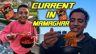 MAMAGHAR MA GAYERA CURRENT NOODELS KHADAI 😍❤️ || MUMMY LAI NAYA BIKE MA GHUMAUDAI || @BisheshRegmiKhatri