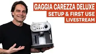 Кофемашина Gaggia Carezza Espresso: распаковка, запуск и первое использование в прямом эфире