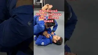 Next Level Armbar Defense From Closed Guard | COBRINHA BJJ #bjj #martialarts #jiujitsu