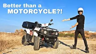 Я обменял свой Honda Dominator 650 на квадроцикл объемом 300 куб. См в Греции! Приключения Наксос