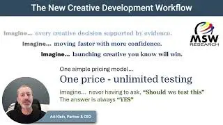 Unlimited Creative Testing &ndash; empowers and informs at scale