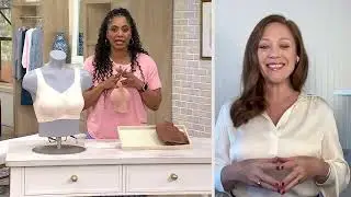 Evelyn & Bobbie Ultra Lift Defy Mesh Trimmed Seamless Wirefree Bra on QVC