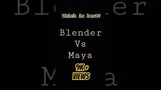 BLENDER VS MAYA (for animation) #cartoon #shorts #funny #youtubeshorts #viralvideo #video #trending