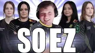S1mple Dominating with NIP's Girls on Faceit