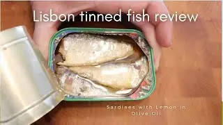 Tinned Fish Review from Lisbon  -   Sardines with lemon