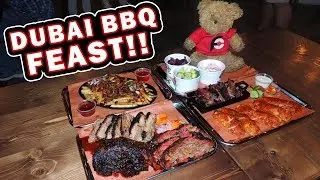 Undefeated BBQ Feast Challenge at Mighty Quinn's Dubai, UAE!!