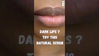 Dark lips ? Try this natural scrub 😍 #glowup #cleanbeauty #anime #korean #cleanskincare #cleanskin