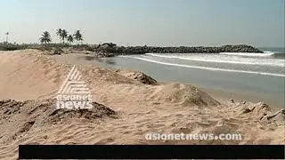 Seawashing destroying Alappad coastal area