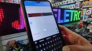 Como configurar painel de led Wi-fi colorido pelo celular 130x20 (atualizado 2024)