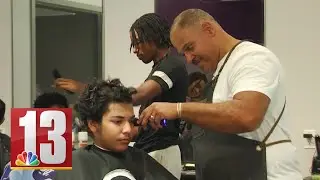 Free back-to-school haircuts given to some Albany students
