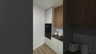 Кухня с матовым фасадом Elesgo Clean touch, фурнитрурой Blum tip-on blumotion на Tandembox