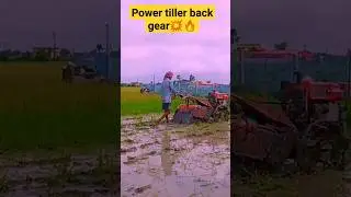 power tiller hand tractor in deep mud 🔥💥🚜💯 #shorts #shortsvideo #powertiller #handtraktor #tractor