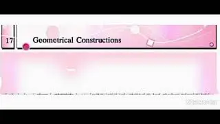 Class 6th |Chapter 17 | Geometrical Constructions| Practice set 39 and 40| Maharashtra board
