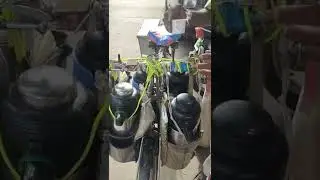 Hard Working man selling Tea on bicycle 🙏👏👏 #please #support #street #vendors #tea