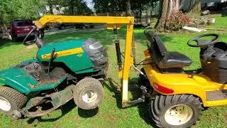 cub cadet 3000 series with 3 point  hitch hydraulic boom