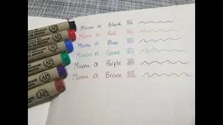 SAKURA Pigma Micron Fineliner Pens - Archival Black and Colored Ink Pens - Pens for Writing,  Review
