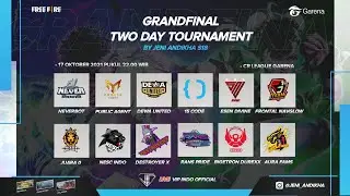 GRAND FINAL TWO DAY TOURNAMENT BY JENI ANDIKKA S18 | GARENA FREE FIRE MAX 2021