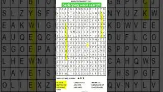 Watch. Look. Listen! Satisfying word search. Look for world&rsquo;s strangest toys! #wordsearchpuzzles