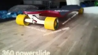 [Longboarding] 360 heelside powerslide