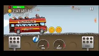 Hill Climb Racing : Tourist Bus & Cave 190m ( Current World Record! )