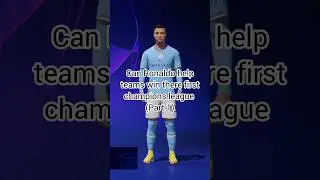 Can Ronaldo help Manchester City win a champions league #fifa#fifa23 #football #ytshorts #ronaldo