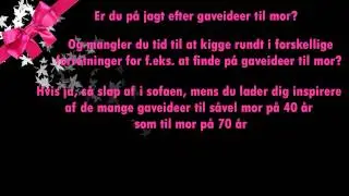 Gaveideer til mor