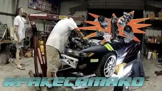 Brock White / #FAKECAMARO drifting at Upshift Videos March 2017