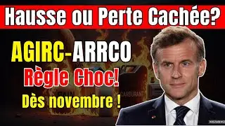 💥 Retraites AGIRC-ARRCO : Ce qui change d&egrave;s novembre pour des millions de Fran&ccedil;ais !