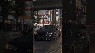 Nissan Skyline GT-R in rain 🌧️