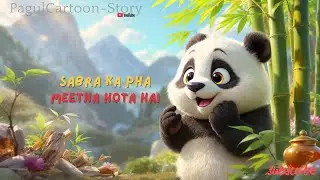 Momo Panda 🐼 Sabr Ka Bamboo -  Panda Cartoon Story.