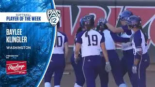 SB: Washington's Baylee Klingler named Pac-12 Softball Player of the Week