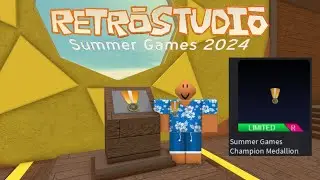 Summer Games Champion Medallion [RetroStudio Summer Games 2024] | RetroStudio | Roblox