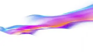 Abstract gradient colorful wave motion on white background. Looping 4K video.